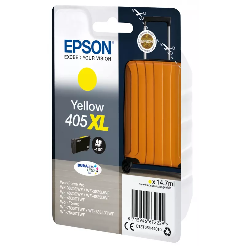 Epson 405XL Tintenpatrone 1 Stück Original High (XL) Yield Gelb