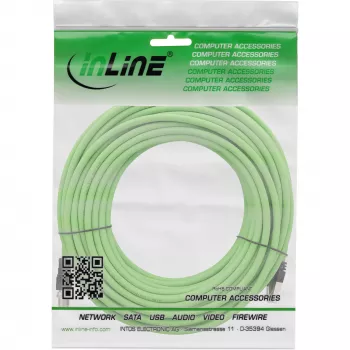 InLine Industrielles Netzwerkkabel, M12 8-polig X-kodiert auf RJ45, Cat.6A PUR, 7,5 m