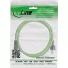 InLine Industrie-Netzwerkkabel, M12 4-polig D-kodierter Stecker auf RJ45, PUR 10m