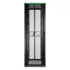 APC NetShelter SX Server Rack Gen 2, 48U, 2258H x 750B x 1200T mm, mit Seitenwänden, Schwarz