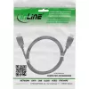 InLine HDMI-Kabel, HDMI High Speed with Ethernet, Stecker/Stecker, Schwarz, 7,5 m (17507)