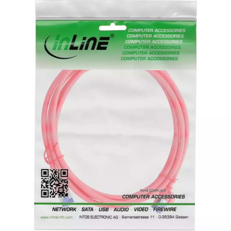 InLine 74902R Netzwerkkabel Rot 2 m Cat6a S/FTP (S-STP)