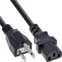InLine 16658J Netzkabel Schwarz 1,8 m Netzstecker Typ B IEC C13