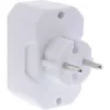 Netzstecker-Adapter Typ F Typ C InLine 16471E Weiß