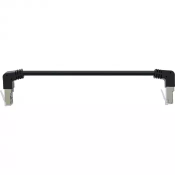 InLine Patchkabel oben/unten abgewinkelt, S/FTP (PiMf), Kat.6, 250 MHz, PVC Kupfer