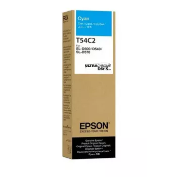 Epson T54C Cyan Tintenflasche, 70 ml, Original (C13T54C220)