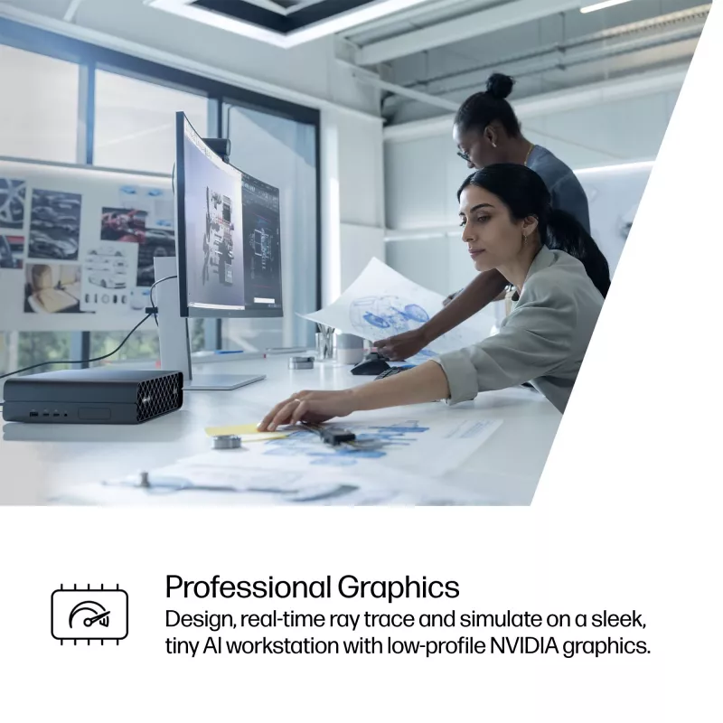 HP Z2 G1i Intel Core Ultra 7 265 32 GB DDR5-SDRAM NVIDIA RTX A1000 Windows 11 Pro Mini PC Workstation KI-Workstation, KI-PC