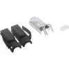InLine Crimp-Stecker Cat.6A RJ45 geschirmt, 3-teilig schwarz 10er-Pack