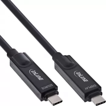 USB 3.2 Gen 2 aktives optisches Kabel InLine 35795I 8K60Hz, 60W Stromversorgung