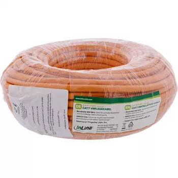 Netzwerkkabel InLine 70250I RJ45 Cat.7 600MHz 1m Orange