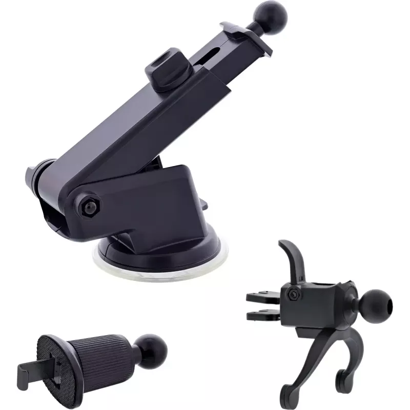 InLine ONE TOUCH QI 2 KFZ-Smartphone-Halterung mit Wireless Charger, universal