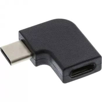 InLine USB 3.2 Gen.2 Adapter, USB-C Stecker / USB-C Buchse, abgewinkelt