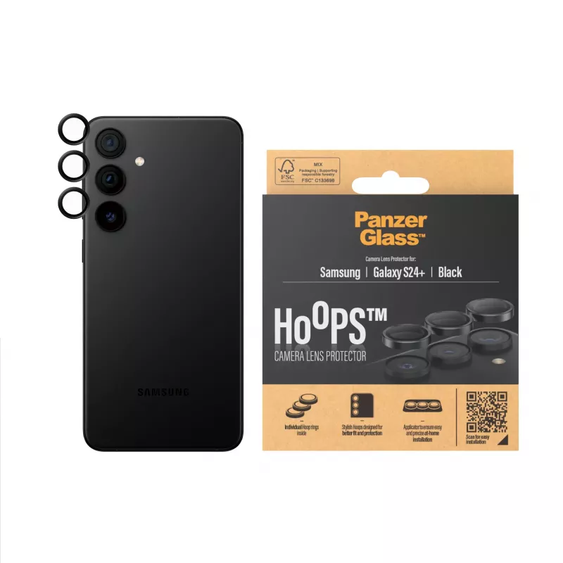 Kameraschutz PanzerGlass Hoops Samsung Galaxy S24 Plus Schwarz