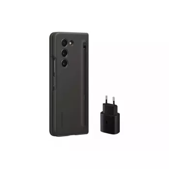 Samsung EF-OF94KKBEGWW Starter Pack für Galaxy Z Fold5, Slim S Pen Etui + TA800 Netzteil (ohne Kabel), Graphite