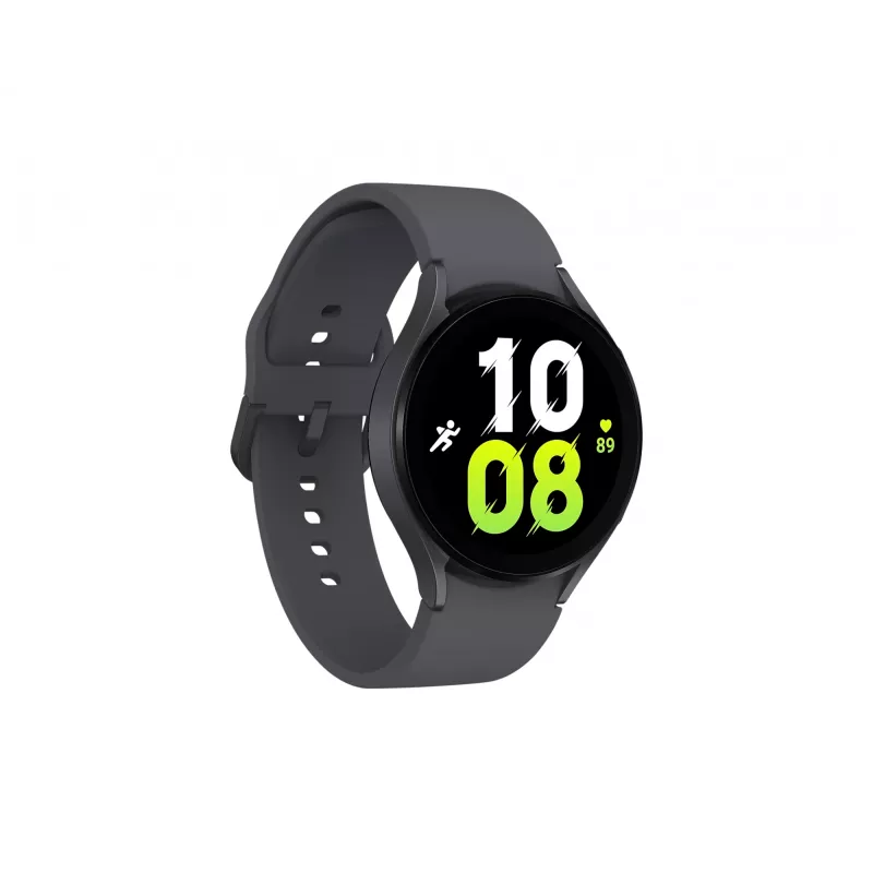 Samsung Galaxy Watch5 3,56 cm (1,4 Zoll) OLED 44 mm Digital 450 x 450 Pixel Touchscreen Graphite Wi-Fi GPS (Satellit)