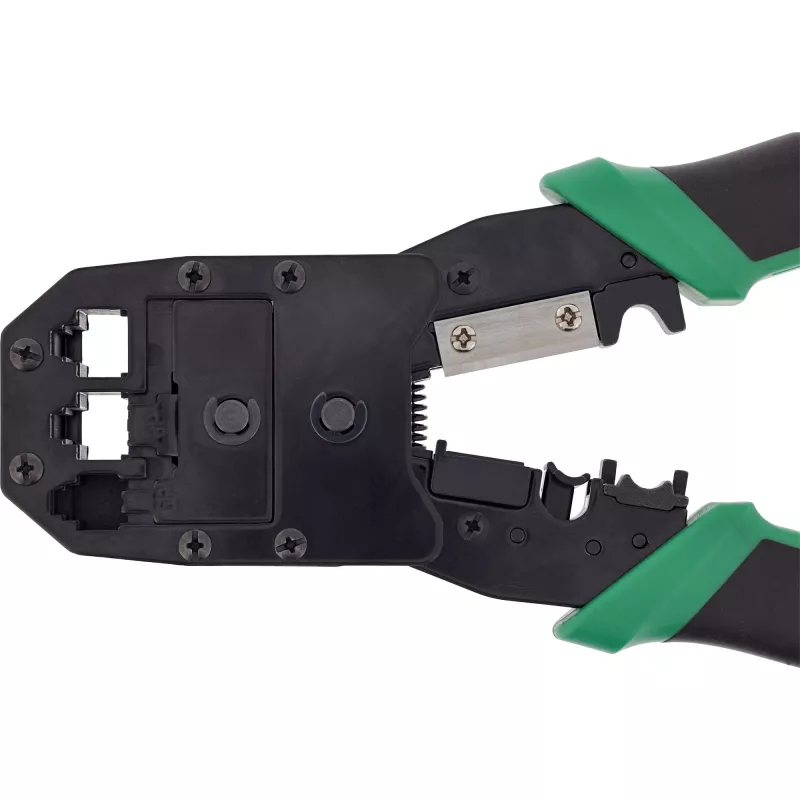 InLine 74103B Modulare Crimpzange für RJ11-, RJ12- und RJ45-Stecker