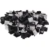 InLine 59971G Kabel-Organizer Universal Kabelhaken Schwarz 100 Stück