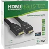 InLine HDMI Aktivkabel, HDMI-High Speed mit Ethernet, M/M, Nylongeflecht, 25m