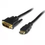 StarTech.com 1m HDMI® auf DVI-D Kabel - M/M, 1 m, HDMI, DVI-D, Gold, Schwarz, Stecker/Stecker