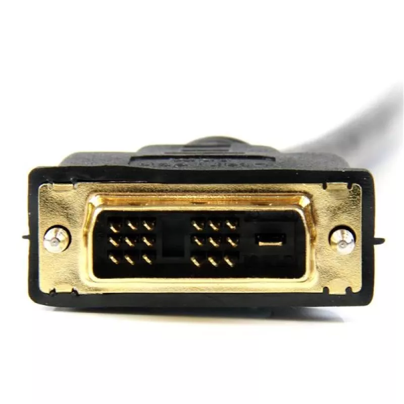 StarTech.com 1m HDMI® auf DVI-D Kabel - M/M, 1 m, HDMI, DVI-D, Gold, Schwarz, Stecker/Stecker