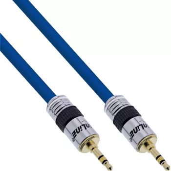 InLine Premium Audio-Kabel 3,5 mm Klinke Stecker/Stecker 0,5 m