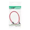 InLine SATA-Kabel für 150 / 300 / 600 S-ATA-Verbindungen abgewinkelt mit Verriegelungen 90° 0,7 m