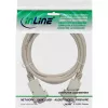 InLine Nullmodem-Kabel DB9-Buchse / DB9-Buchse, konfektioniert, grau, 10 m