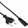 InLine Stromkabel, Eurostecker / Euro8-Stecker, schwarz, 1 m