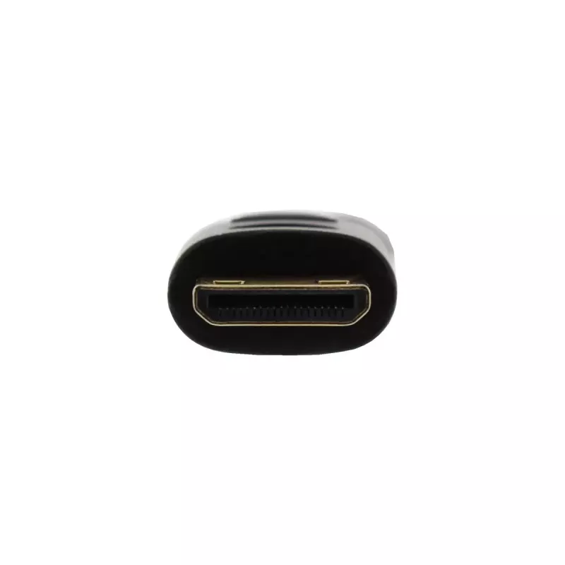 InLine High Speed HDMI-Kabel mit Ethernet, AM/CM, super flach, schwarz/gold, 1,5m