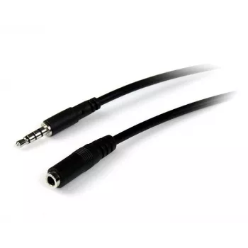 StarTech.com 2m 3,5 mm 4-poliges TRRS Headset-Verlängerungskabel – Stecker/Buchse