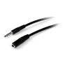 StarTech.com 2m 3,5 mm 4-poliges TRRS Headset-Verlängerungskabel – Stecker/Buchse