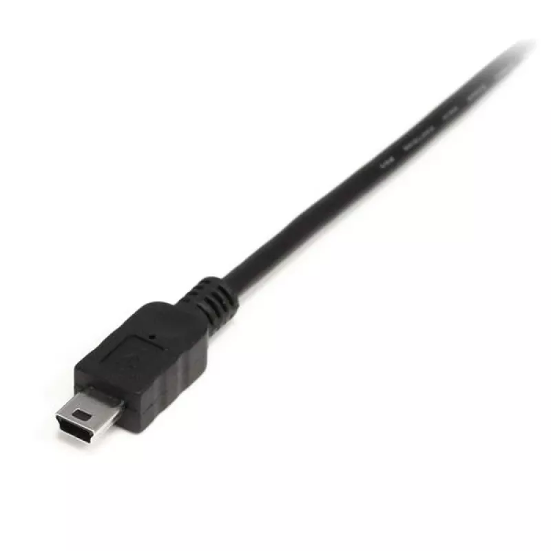 StarTech.com 0,5 m Mini-USB-2.0-Kabel – A auf Mini-B – M/M, 0,5 m, USB A, Mini-USB B, USB 2.0, Stecker/Stecker, Schwarz