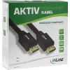 InLine DisplayPort-Aktivkabel, schwarz, vergoldete Kontakte, 15 m