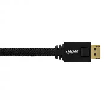 InLine DisplayPort Aktivkabel, schwarz, vergoldete Kontakte, 25 m