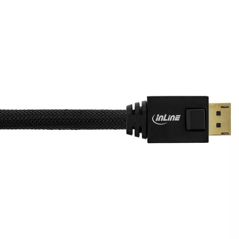 InLine DisplayPort Aktivkabel, schwarz, vergoldete Kontakte, 25 m