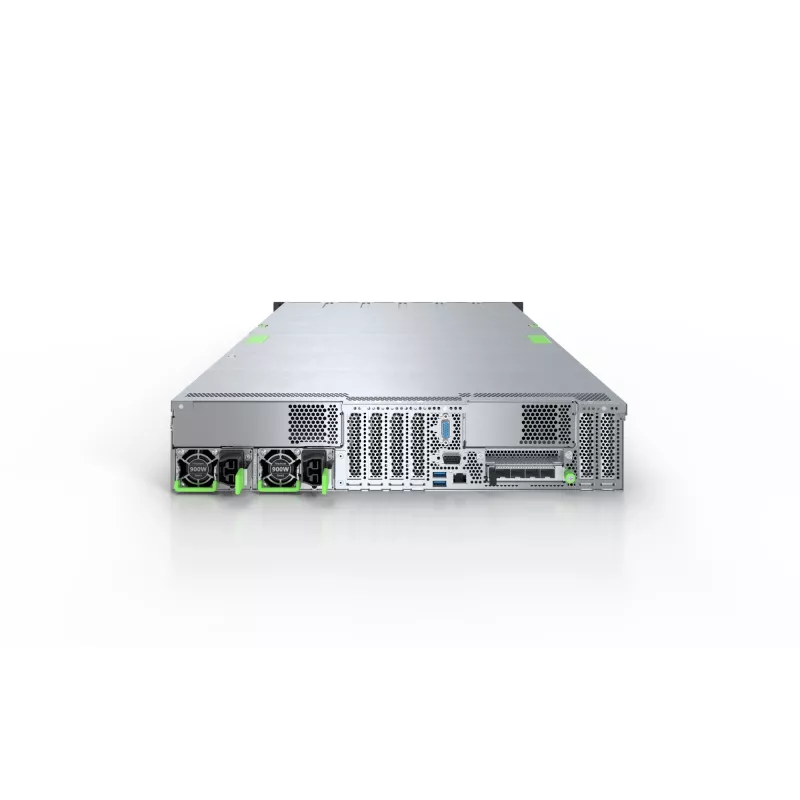 Fujitsu PRIMERGY RX2540 M6 VFY:R2546SC241IN Rack-Server (2U), 1x Intel Xeon Silver 4314 16C 2,4 GHz, 16 GB RAM, 16x 2,5" SFF Hot-Swap, keine HDD, 1GbE, 900 W
