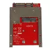 StarTech.com SAT32MSAT257 mSATA-SSD auf 2,5-Zoll-SATA-Adapter / Konverter, 22-Pin-SATA, 6 Gbit/s, Schwarz, Rot, Silber