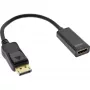 InLine DisplayPort auf HDMI Adapter mit Audio, DisplayPort M / HDMI F, 4K/60Hz