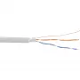 InLine Telefonkabel 4-adrig massiv Installation 2x2x06mm geschirmt 25m