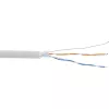 InLine Telefon-Installationskabel 4 Draht massiv 2x2x0,6mm geschirmt 100m