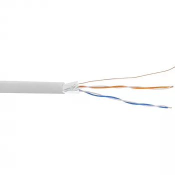InLine Telefon-Installationskabel 4 Draht massiv 2x2x0,6mm geschirmt 100m