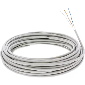 InLine Telefon-Installationskabel 4 Draht massiv 2x2x0,6mm geschirmt 100m