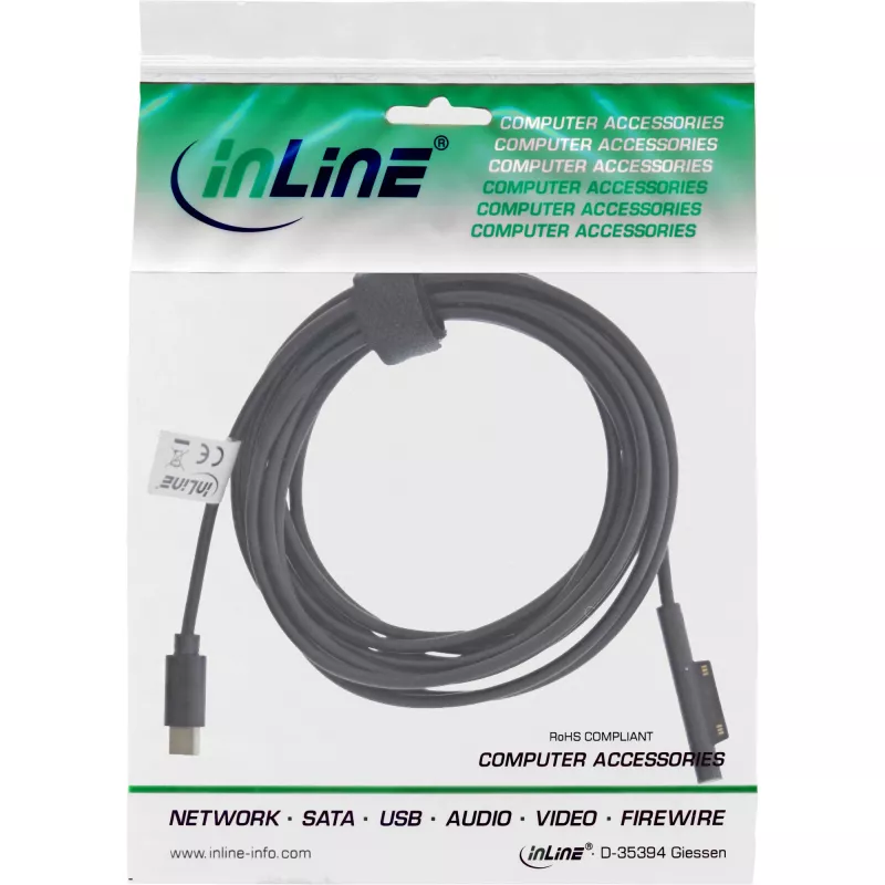 USB-C-auf-Surface-Ladekabel InLine 26670B 3m
