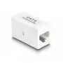 Delock 88133 Adapter RJ45 Buchse zu RJ45 Buchse, Cat.6 UTP, weiß