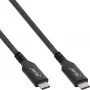 USB4 Kabel InLine 35906A 0,5 m USB-C Stecker/Stecker 8K60Hz schwarz