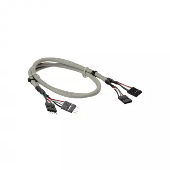 InLine USB 2.0 Verlängerung intern 2x 4 Pin Stecker/Buchse, 0,60 m, Bulk