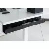 InLine Untertisch-Kabelmanagementsystem 23190W — Stahl, weiß, 114×600×76 mm