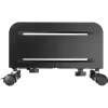 InLine PC-Trolley, Rollwagen für Computergehäuse, max. 10 kg, schwarz