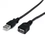 StarTech.com 0,91 m Schwarz USB 2.0 Verlängerungskabel A auf A - M/F