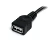 StarTech.com 0,91 m Schwarz USB 2.0 Verlängerungskabel A auf A - M/F
